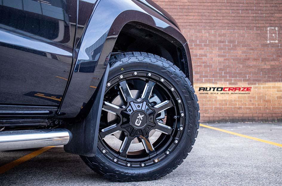 VOLKSWAGEN AMAROK MAMMOTH XD GLOSS BLACK MILLED